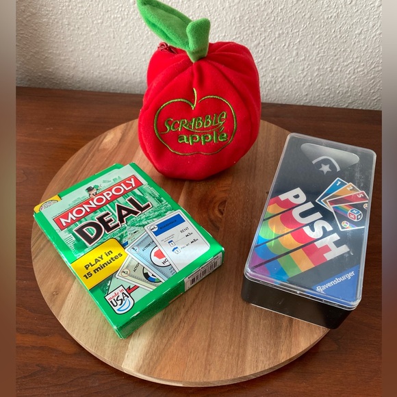 Monopoly Deal; PUSH; and Scrabble Apple- Game Night Bundle - Picture 2 of 10